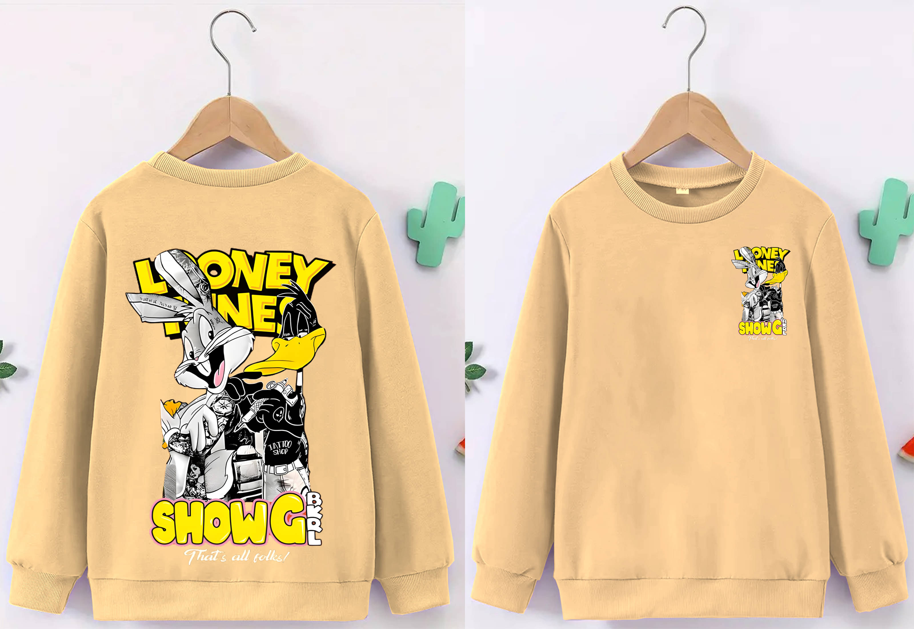     			Lecowar Pack of 1 Boys Fleece Sweatshirt ( Yellow )