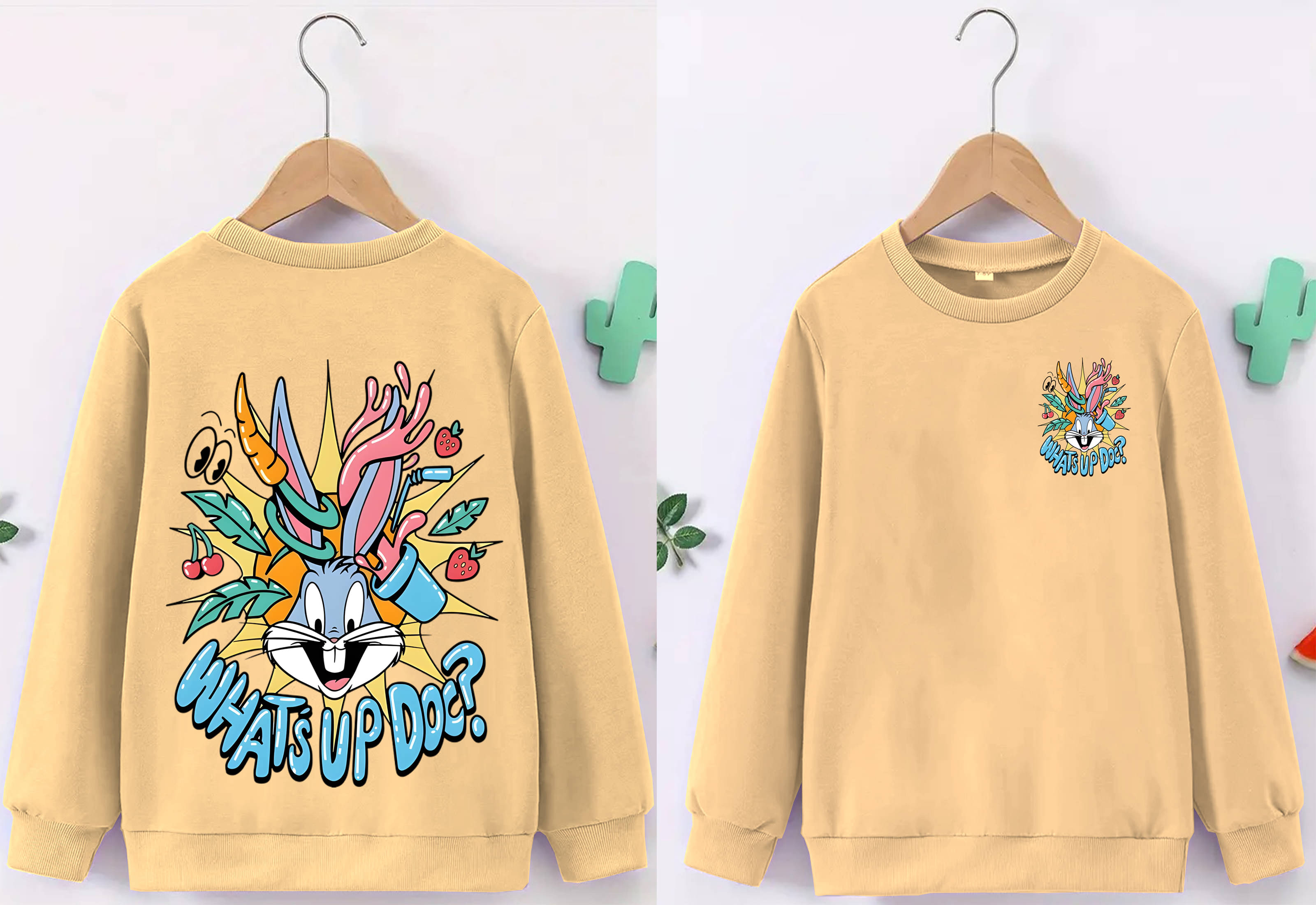     			Lecowar Pack of 1 Boys Fleece Sweatshirt ( Yellow )