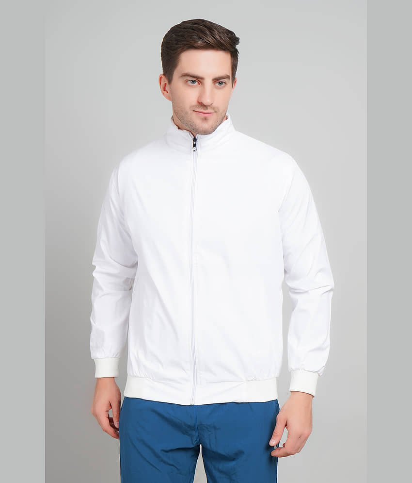 PLUS PARADISE Polyester Men's Casual Jacket - White ( Pack of 1 ) - Jackets & Coats | Buy online on ZillyBuy