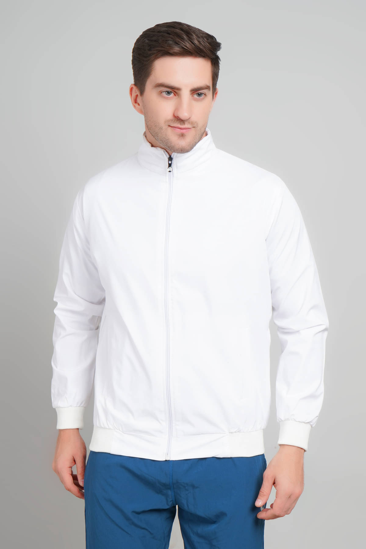     			PLUS PARADISE Polyester Men's Casual Jacket - White ( Pack of 1 )
