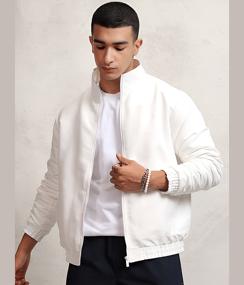 PLUS PARADISE Polyester Men's Casual Jacket - White ( Pack of 1 ) - Jackets & Coats | Buy online on ZillyBuy