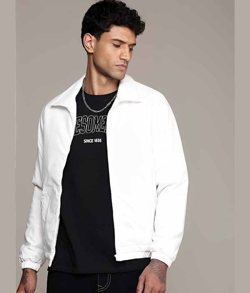 PLUS PARADISE Polyester Men's Casual Jacket - White ( Pack of 1 ) - Jackets & Coats | Buy online on ZillyBuy