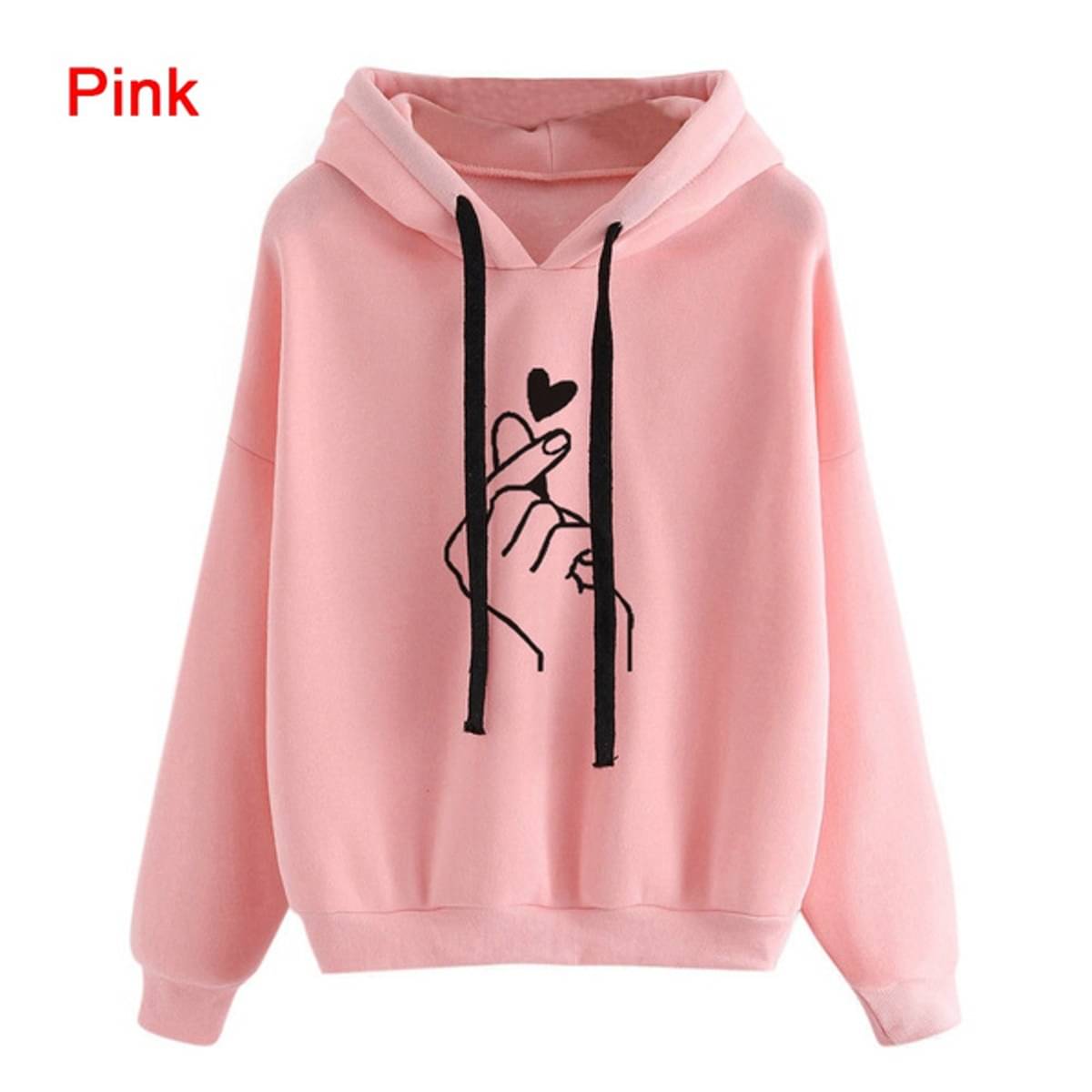 RAABTA FASHIION Women Fleece Sweatshirt ( Pink )     			RAABTA FASHIION Women Fleece Sweatshirt ( Pink )