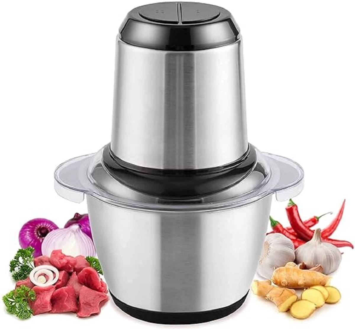 RAMDEV ENTERPRISE 1 Multicolor Electric Push Button Chopper 400W RAMDEV ENTERPRISE 1 Multicolor Electric Push Button Chopper 400W