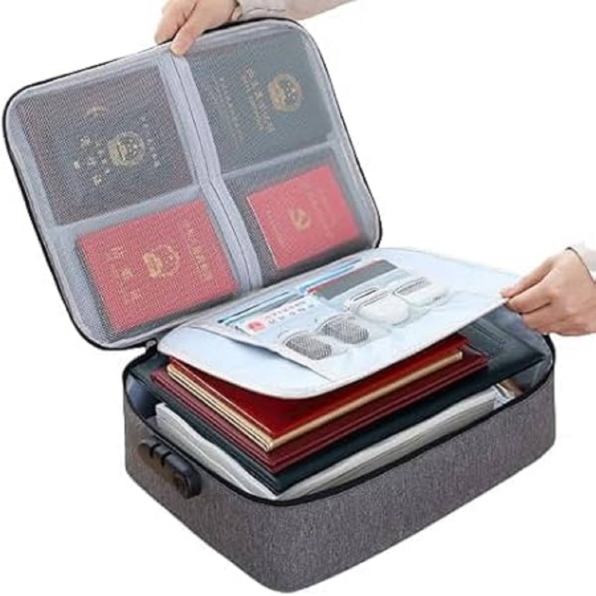     			RAMDEV ENTERPRISE Black Document Bag ( Pack of 1 )