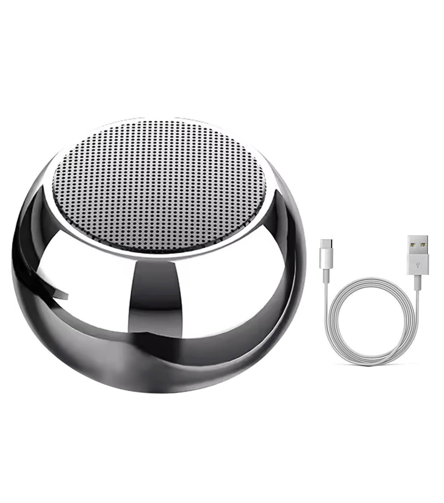     			Retailstore 4D Bass Wireless 5 W Bluetooth Speaker Bluetooth v5.0 with Call function Playback Time 6 hrs Silver