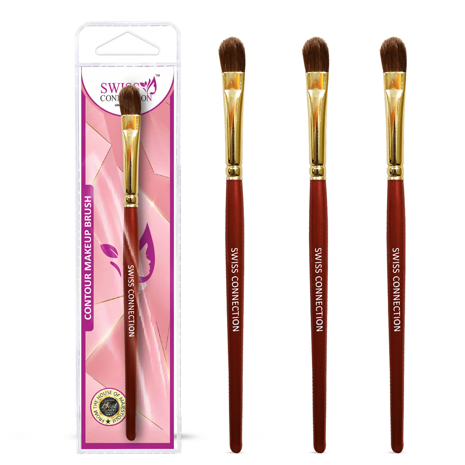     			Swiss Connection Natural Face Contour Brush 3 Pcs 100 g