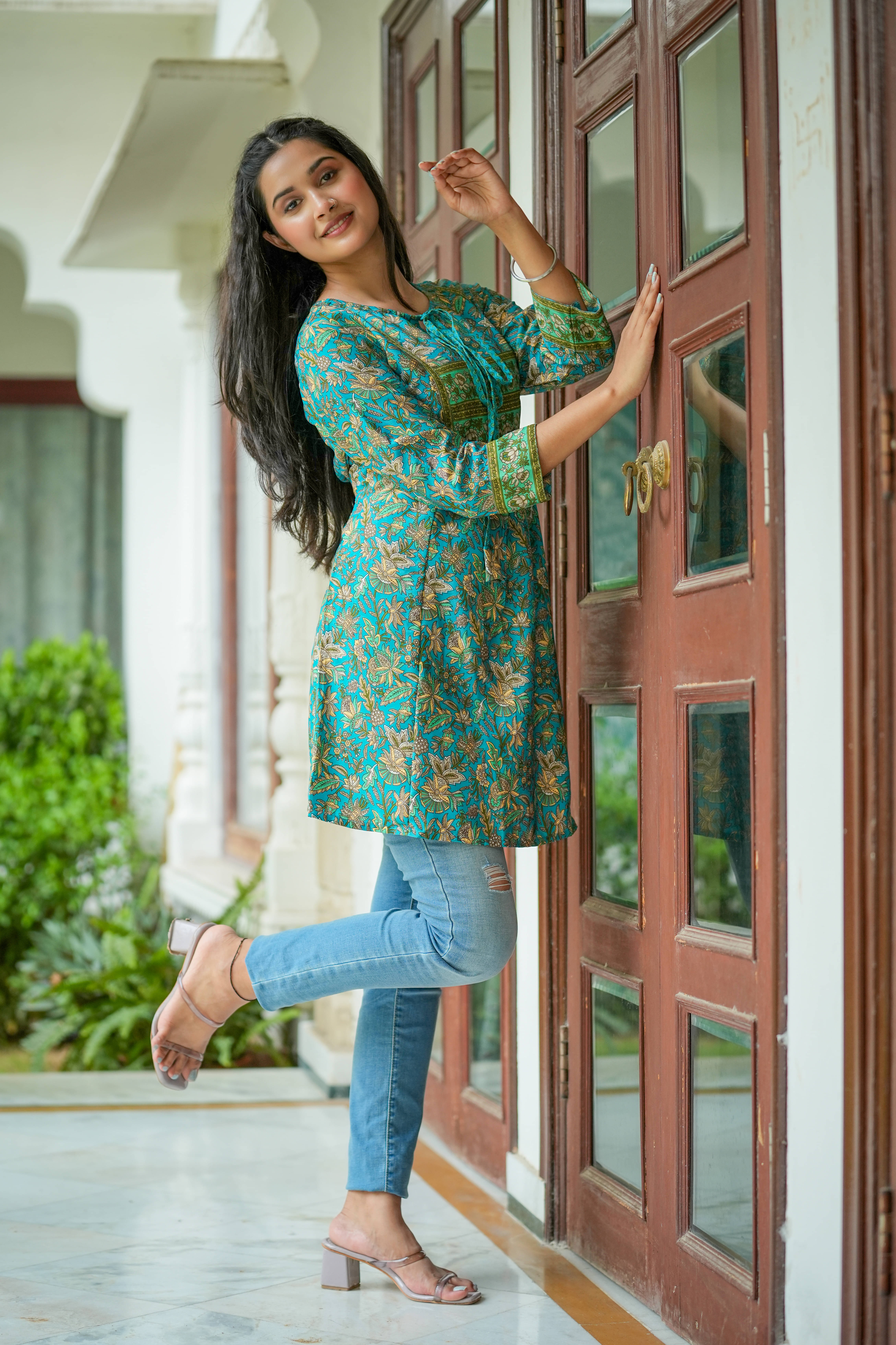 Polyester Short Kurti For Women (Pack of 1) Polyester Short Kurti For Women (Pack of 1)