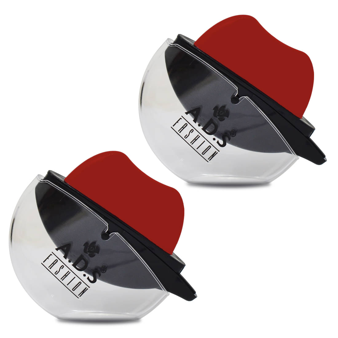     			ADS Crimson Red Matte Lipstick Apple Design Creamy & Moisturizing, 2pc