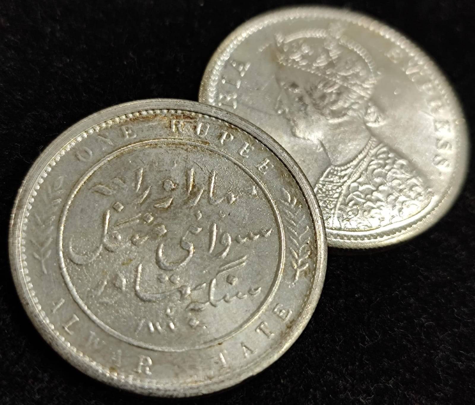 ALWAR STATE 1 RUPEES VICTORIA PRINCELY STATE RARE 1 COIN     			ALWAR STATE 1 RUPEES VICTORIA PRINCELY STATE RARE 1 COIN