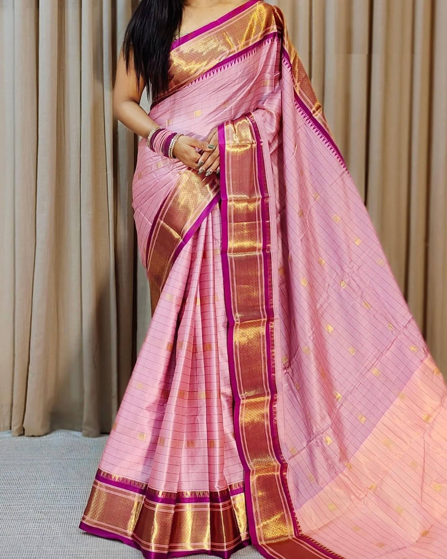 Aika Cotton Embellished Saree With Unstitched Blouse Piece ( Magenta ) Aika Cotton Embellished Saree With Unstitched Blouse Piece ( Magenta )