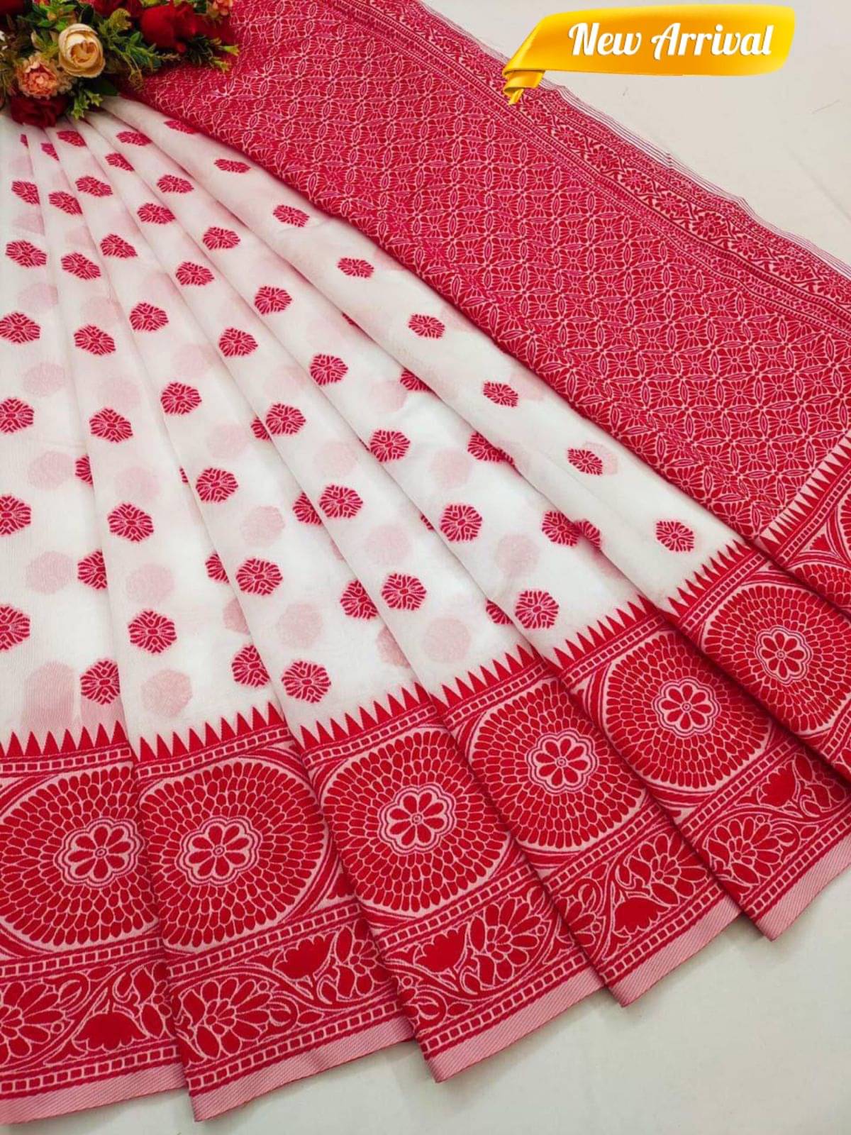 Aika Silk Blend Printed Saree With Unstitched Blouse Piece ( Multicolor2 ) Aika Silk Blend Printed Saree With Unstitched Blouse Piece ( Multicolor2 )