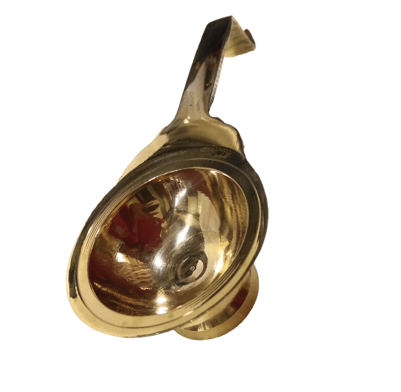     			Apna Rudraksha Brass Designer Diya - Pack of 1
