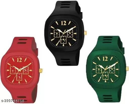     			BANDSMITH Multicolor PU Analog Men's Watch