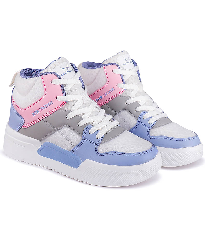 Bersache White Women's Sneakers - Casual Shoes | Buy online on ZillyBuy