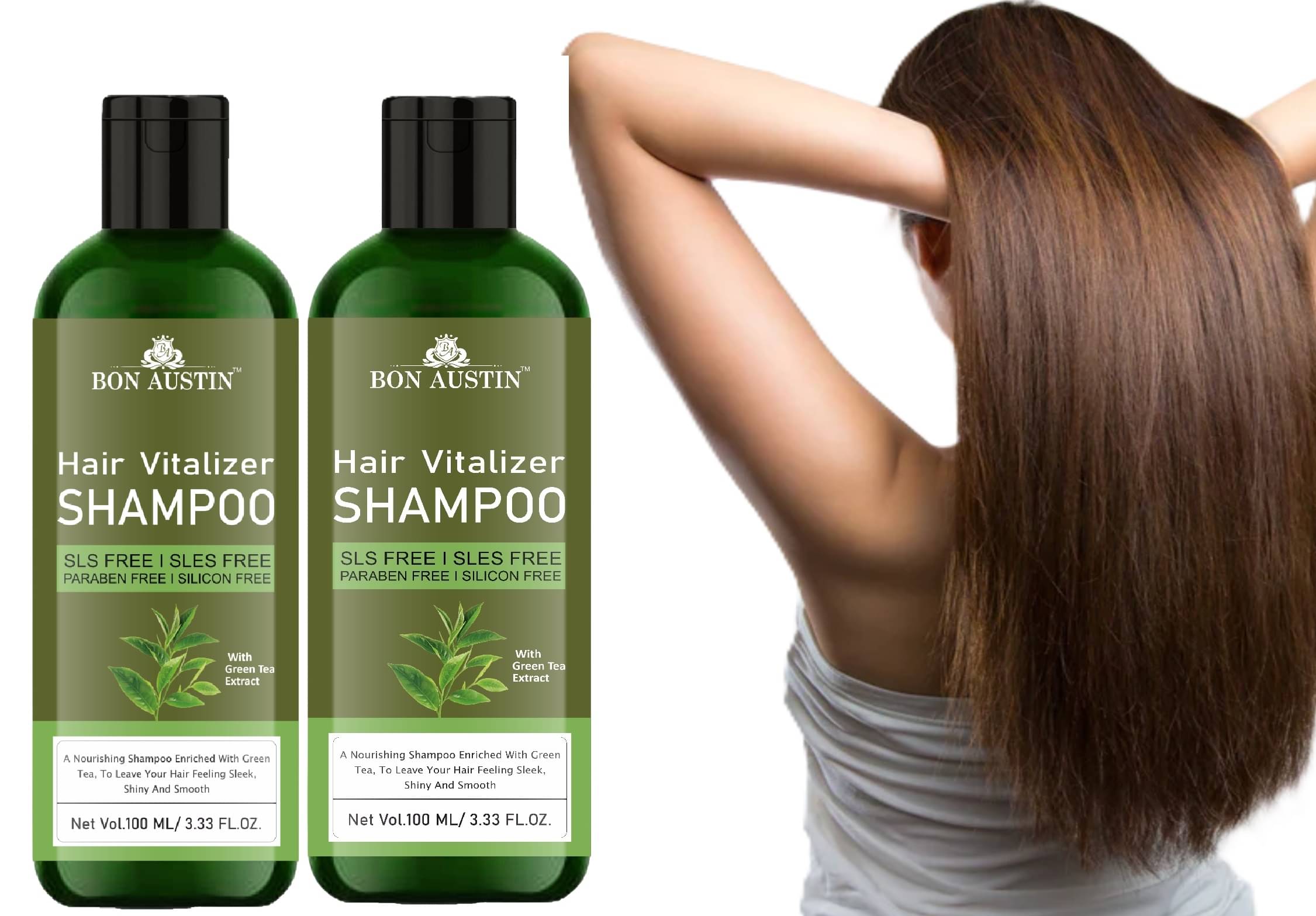     			Bon Austin Anti Dandruff Shampoo 100 ( Pack of 2 )