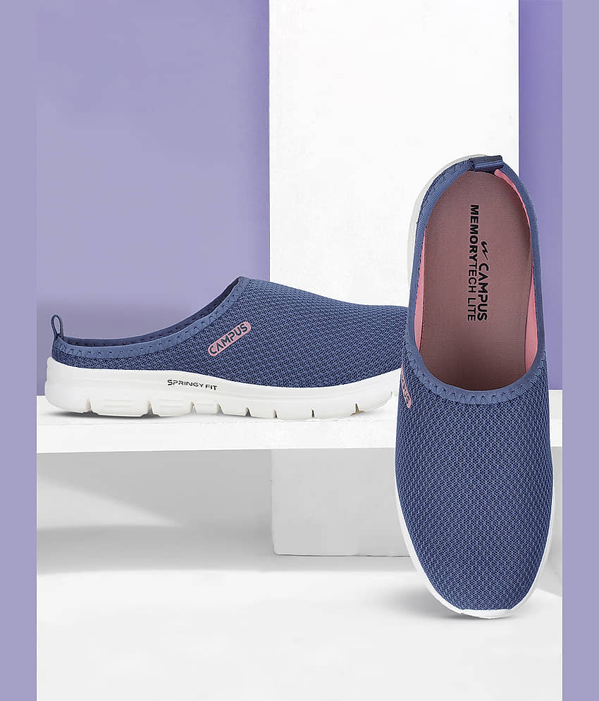 Liberty Navy Blue Women's Mules Shoes