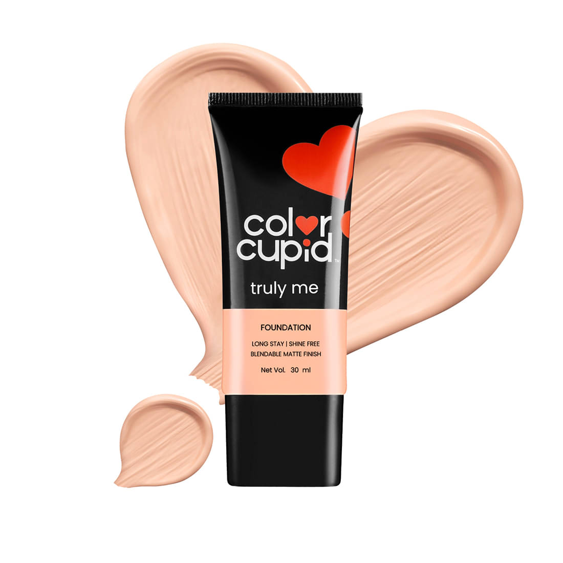     			Color Cupid Truly Me Foundation, Vanilla, 16Hr Stay, Shine Free, Blendable Matte Finish, 30 Ml
