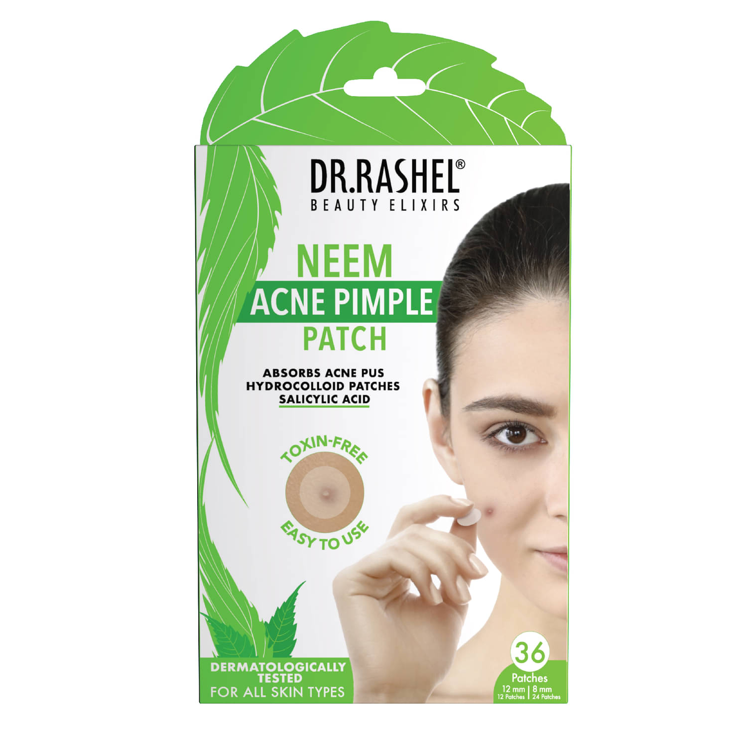     			DR.RASHEL Neem Acne Pimple Patch for removing zits, blemishes for all skin types 20 g (Pack of 1)