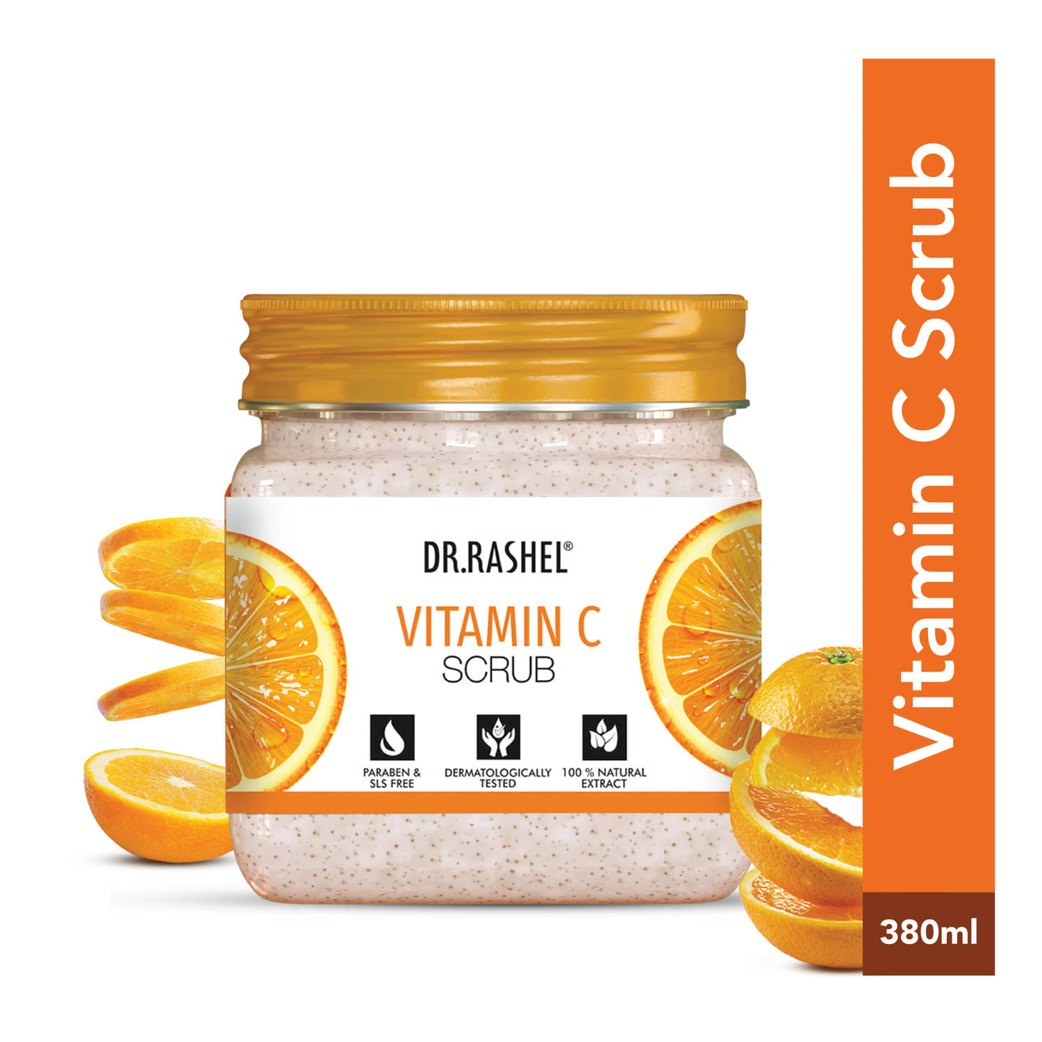    			DR.RASHEL VITAMIN C FACE and BODY SCRUB for MEN and WOMEN (380 ml , Pack of 1)