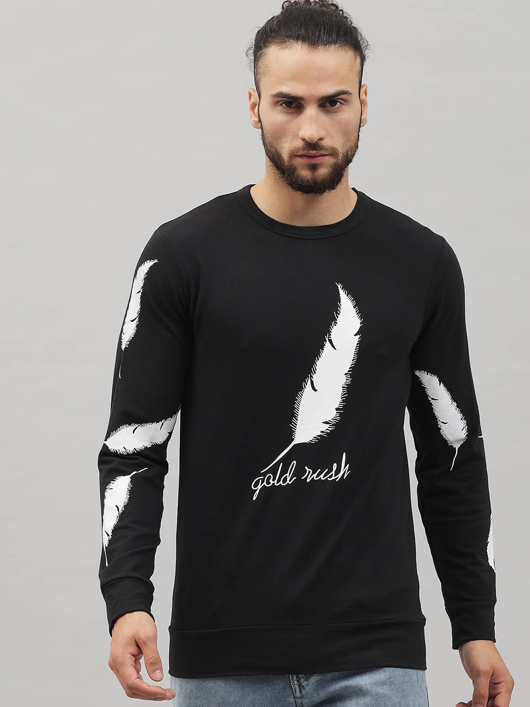 ELBATROSS Pack of 1 Polyester Regular Fit Men's T-Shirt ( Black ) ELBATROSS Pack of 1 Polyester Regular Fit Men's T-Shirt ( Black )