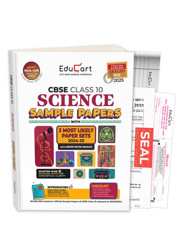 Educart CBSE Science Class 10 Sample Papers 2024-25 (With exclusive CBSE Mock Booklets for 2025 Exam) Educart CBSE Science Class 10 Sample Papers 2024-25 (With exclusive CBSE Mock Booklets for 2025 Exam)