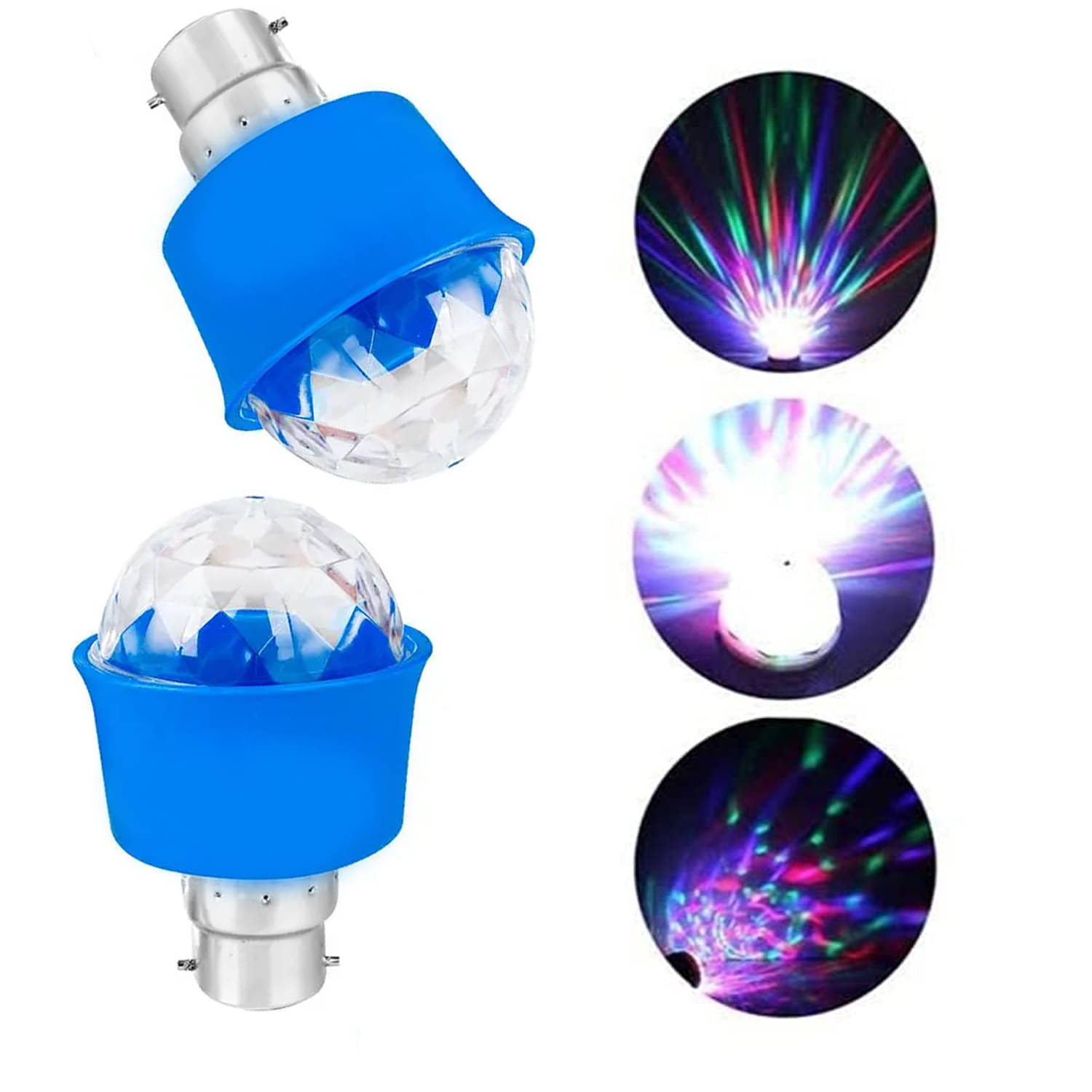     			HIRU Multicolor Others Rotating Light ( Pack of 2 )