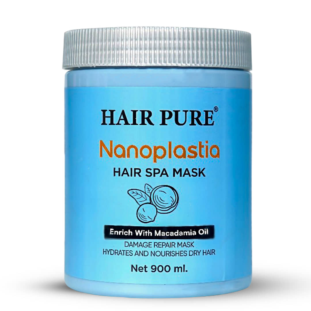 Hair Pure Nanoplastia Hair SPA Mask , Deep Nourishment & Smoothing Treatment ,900 ml (Pack of 1)