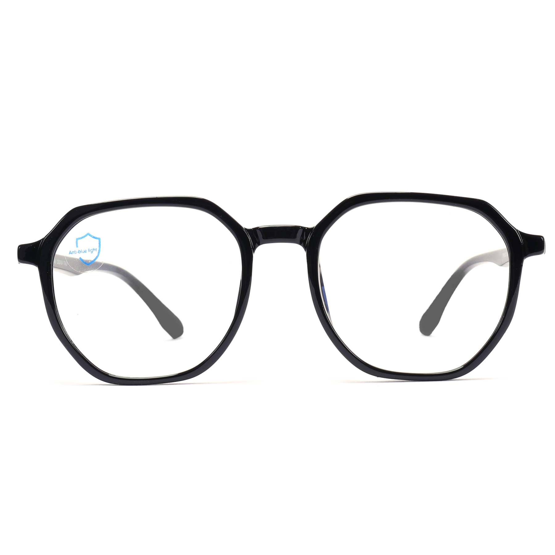     			Hexxa Black Oversized Eyeglass Frame ( Pack of 1 )