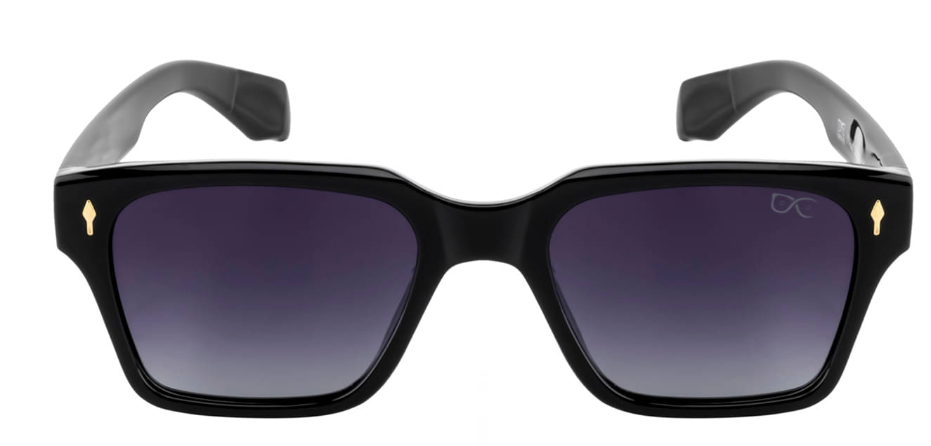     			Hexxa Black Rectangular Sunglasses ( Pack of 1 )
