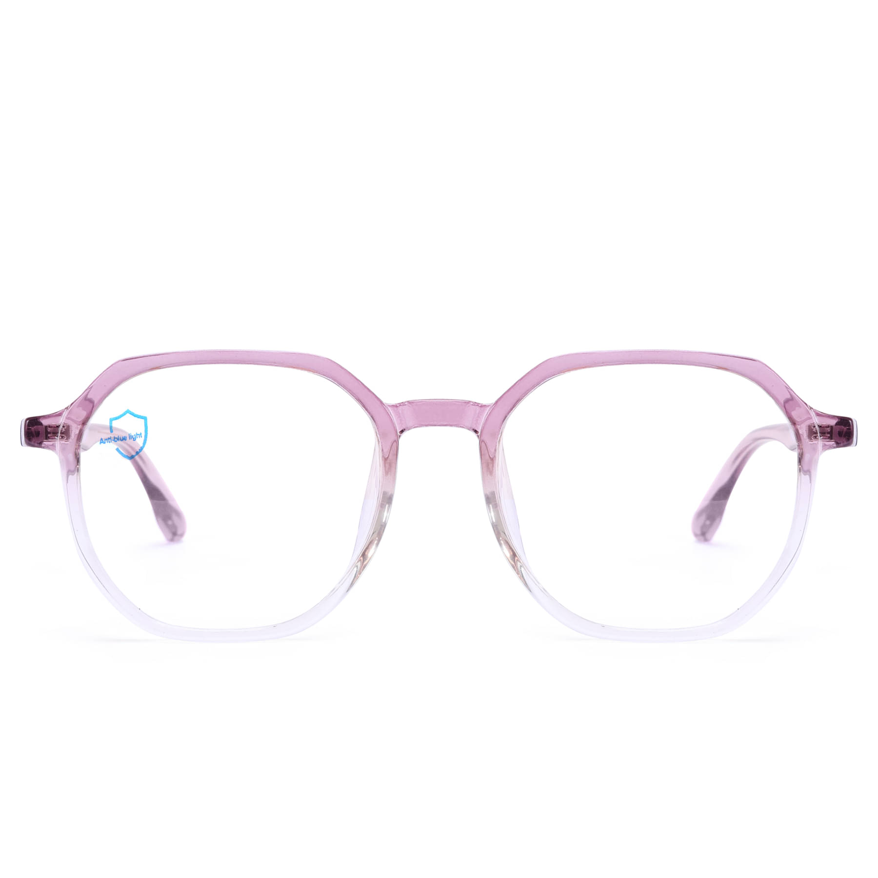     			Hexxa Purple Oversized Eyeglass Frame ( Pack of 1 )