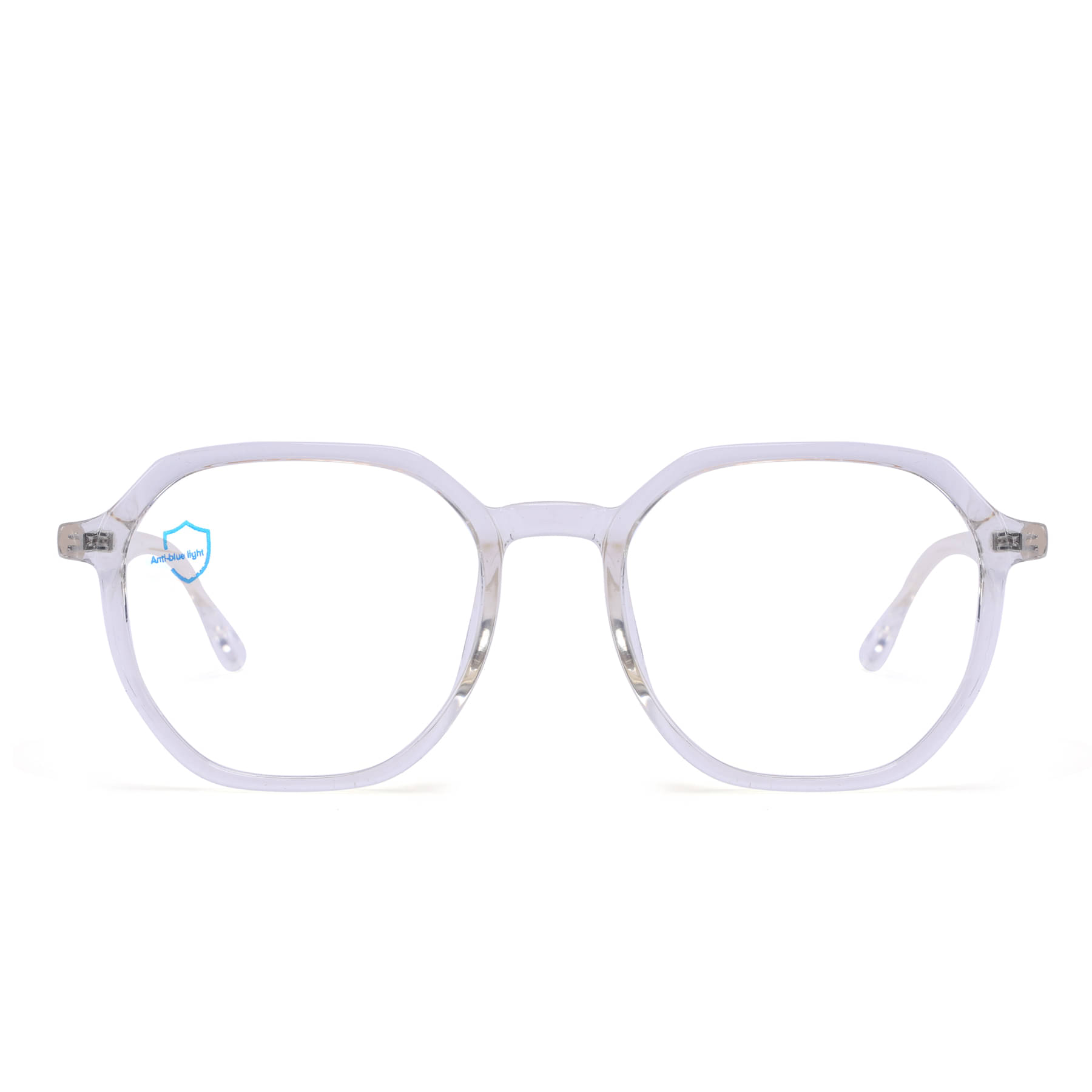     			Hexxa White Oversized Eyeglass Frame ( Pack of 1 )