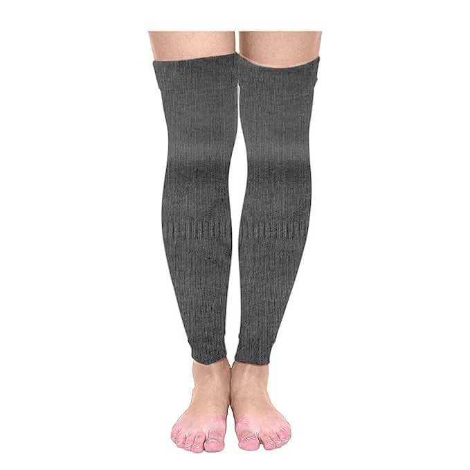     			Infispace Pack of 1 Woollen Men's Solid Full Length Socks ( Dark Grey )