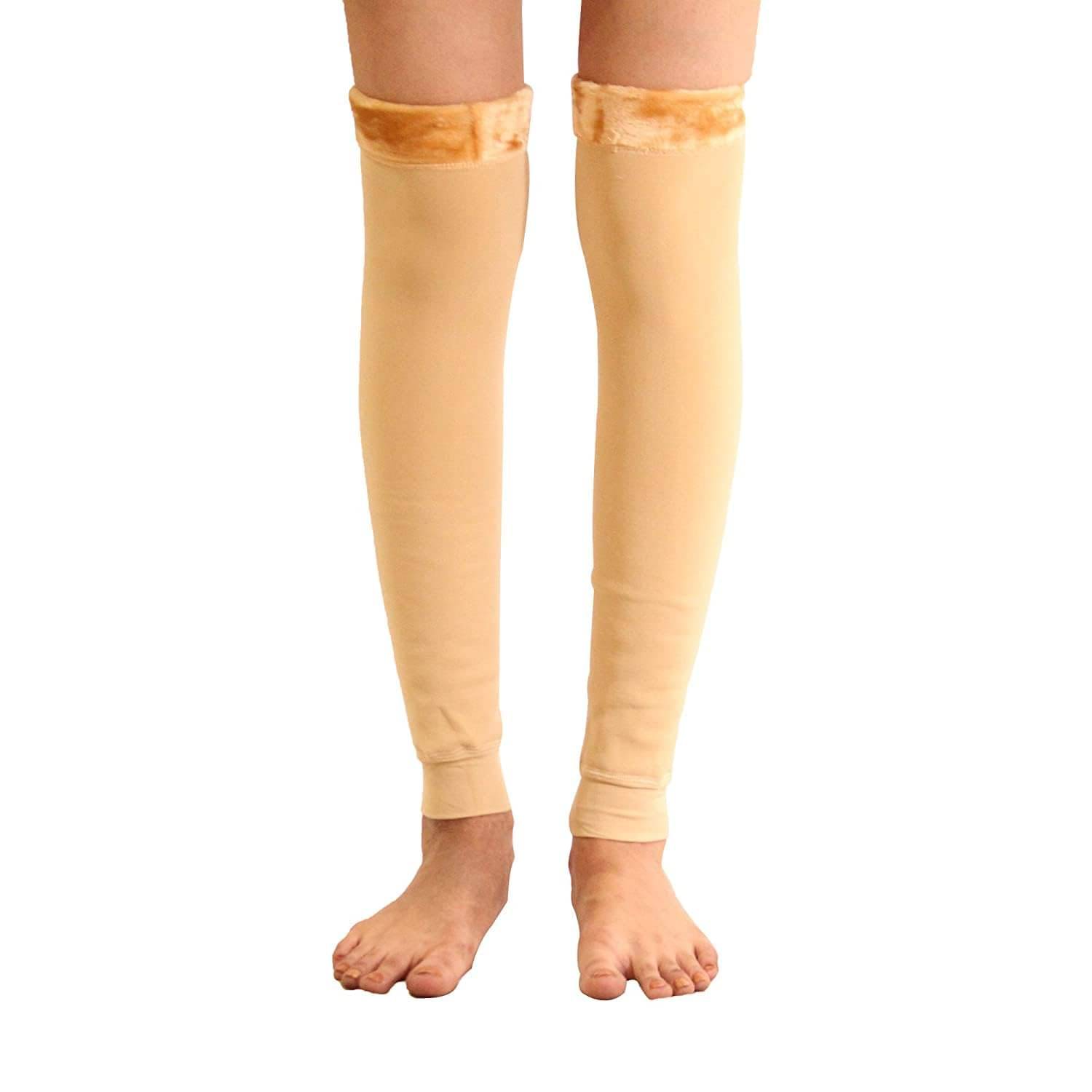 Infispace Pack of 1 Woollen Women's Solid Leg Warmer ( Beige ) Infispace Pack of 1 Woollen Women's Solid Leg Warmer ( Beige )