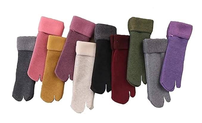 Infispace Pack of 2 Woollen Men's Solid Thumb Socks ( Multicolor ) Infispace Pack of 2 Woollen Men's Solid Thumb Socks ( Multicolor )