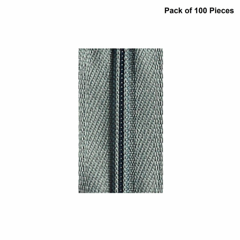     			Jyoti Zipper - CFC Size 3 - Color 13 (100 Zips of 8 Inches) Open-Ended, Ideal for Tailoring, Crafts, Fashion, Dressmaking | Zips Used in Stitching, Sewing, Pants, Bags - Pack of 100 Pieces