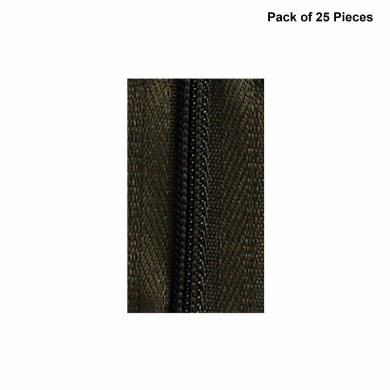     			Jyoti Zipper - CFC Size 3 - Color 20 (25 Zips of 8 Inches) Open-Ended, Ideal for Tailoring, Crafts, Fashion, Dressmaking | Zips Used in Stitching, Sewing, Pants, Bags - Pack of 25 Pieces