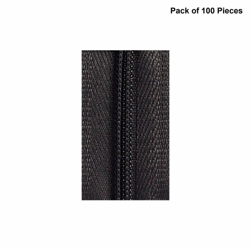     			Jyoti Zipper - CFC Size 3 - Color 21 (100 Zips of 8 Inches) Open-Ended, Ideal for Tailoring, Crafts, Fashion, Dressmaking | Zips Used in Stitching, Sewing, Pants, Bags - Pack of 100 Pieces