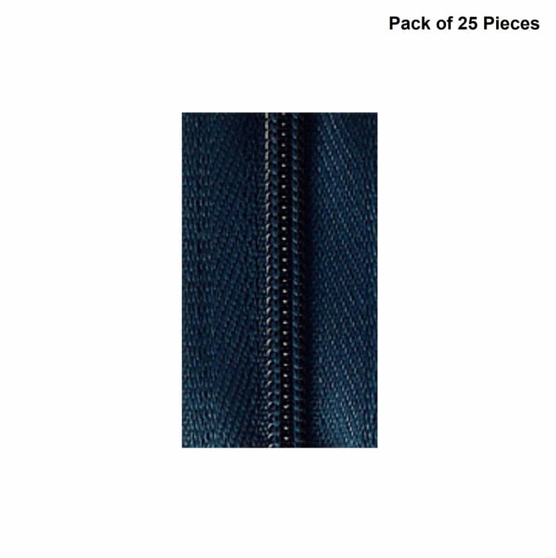    			Jyoti Zipper - CFC Size 3 - Color 22 (25 Zips of 8 Inches) Open-Ended, Ideal for Tailoring, Crafts, Fashion, Dressmaking | Zips Used in Stitching, Sewing, Pants, Bags - Pack of 25 Pieces