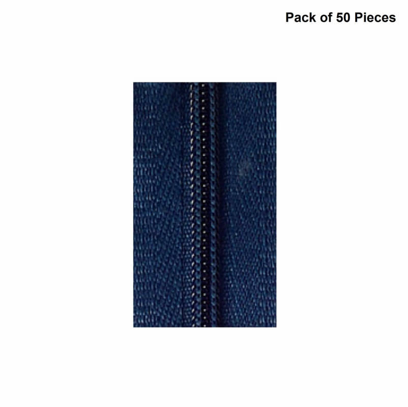     			Jyoti Zipper - CFC Size 3 - Color 24 (50 Zips of 8 Inches) Open-Ended, Ideal for Tailoring, Crafts, Fashion, Dressmaking | Zips Used in Stitching, Sewing, Pants, Bags - Pack of 50 Pieces