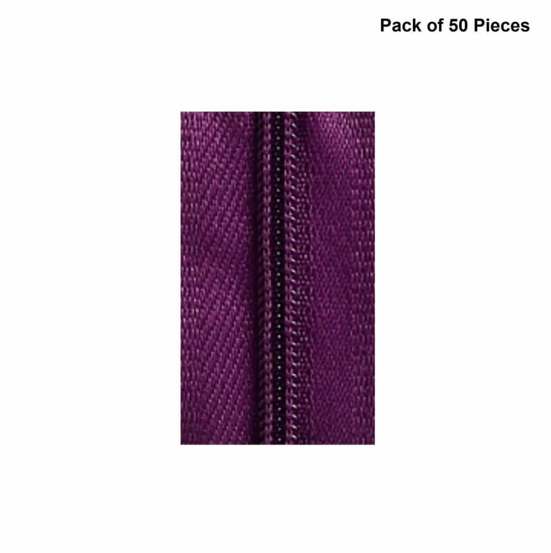     			Jyoti Zipper - CFC Size 3 - Color 26 (50 Zips of 8 Inches) Open-Ended, Ideal for Tailoring, Crafts, Fashion, Dressmaking | Zips Used in Stitching, Sewing, Pants, Bags - Pack of 50 Pieces