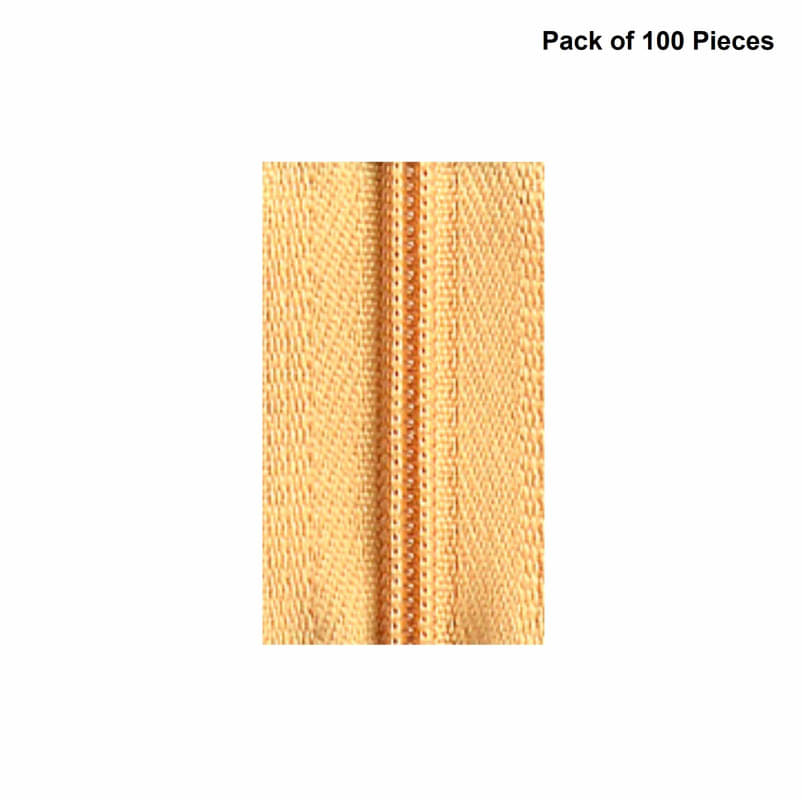     			Jyoti Zipper - CFC Size 3 - Color 3 (100 Zips of 8 Inches) Open-Ended, Ideal for Tailoring, Crafts, Fashion, Dressmaking | Zips Used in Stitching, Sewing, Pants, Bags - Pack of 100 Pieces