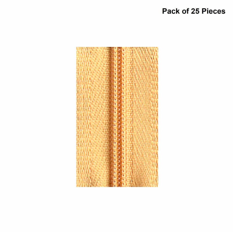     			Jyoti Zipper - CFC Size 3 - Color 3 (25 Zips of 8 Inches) Open-Ended, Ideal for Tailoring, Crafts, Fashion, Dressmaking | Zips Used in Stitching, Sewing, Pants, Bags - Pack of 25 Pieces