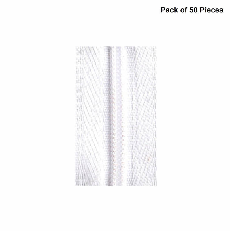     			Jyoti Zipper - CFC Size 3 - Color 2 (50 Zips of 8 Inches) Open-Ended, Ideal for Tailoring, Crafts, Fashion, Dressmaking | Zips Used in Stitching, Sewing, Pants, Bags - Pack of 50 Pieces