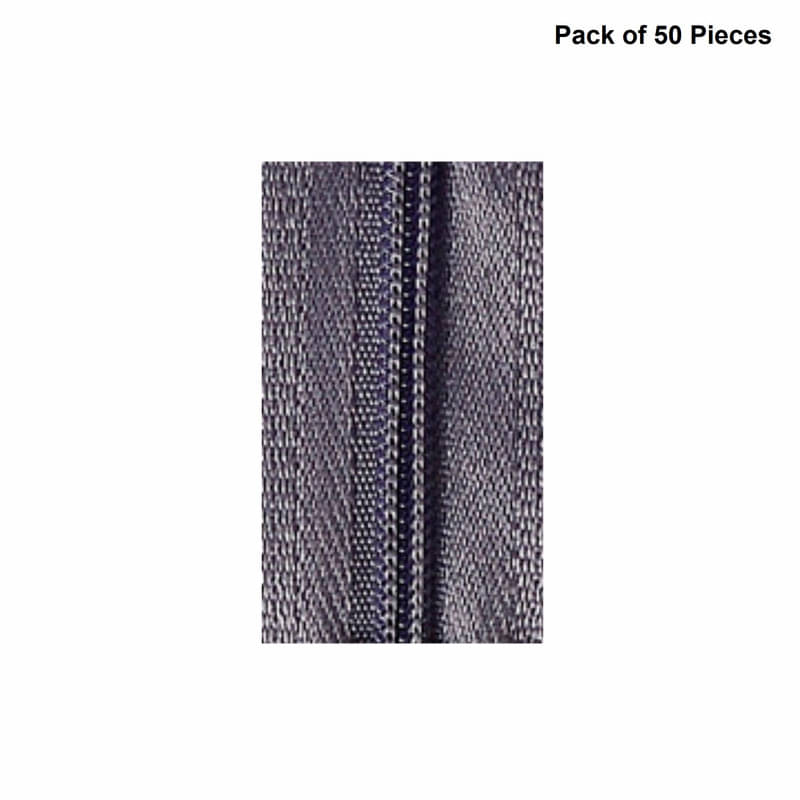     			Jyoti Zipper - CFC Size 3 - Color 12 (50 Zips of 8 Inches) Open-Ended, Ideal for Tailoring, Crafts, Fashion, Dressmaking | Zips Used in Stitching, Sewing, Pants, Bags - Pack of 50 Pieces