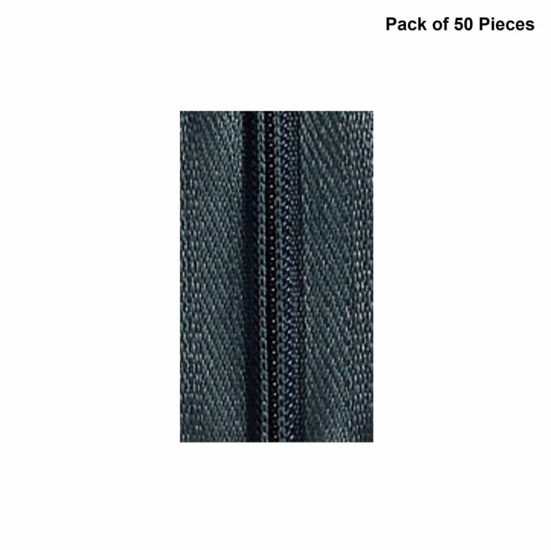     			Jyoti Zipper - CFC Size 3 - Color 16 (50 Zips of 8 Inches) Open-Ended, Ideal for Tailoring, Crafts, Fashion, Dressmaking | Zips Used in Stitching, Sewing, Pants, Bags - Pack of 50 Pieces