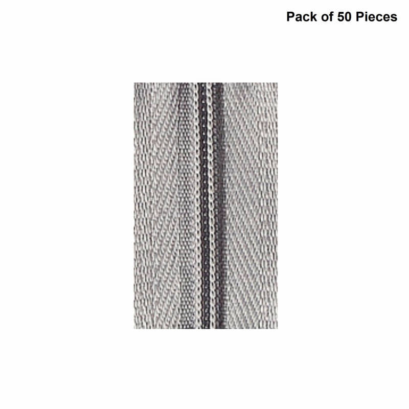     			Jyoti Zipper - CFC Size 3 - Color 11 (50 Zips of 8 Inches) Open-Ended, Ideal for Tailoring, Crafts, Fashion, Dressmaking | Zips Used in Stitching, Sewing, Pants, Bags - Pack of 50 Pieces