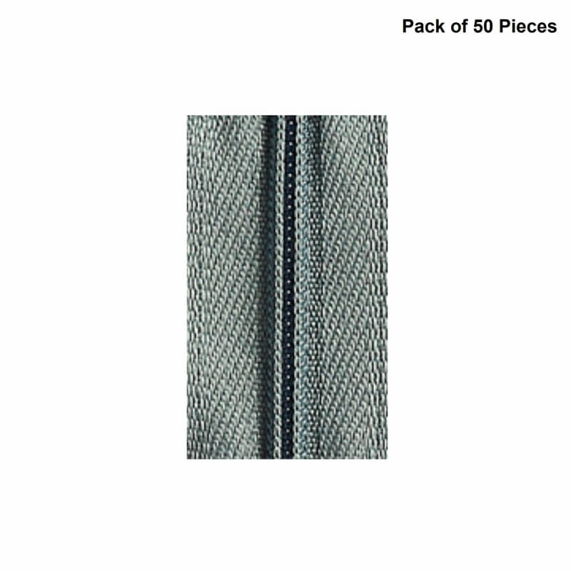     			Jyoti Zipper - CFC Size 3 - Color 13 (50 Zips of 8 Inches) Open-Ended, Ideal for Tailoring, Crafts, Fashion, Dressmaking | Zips Used in Stitching, Sewing, Pants, Bags - Pack of 50 Pieces