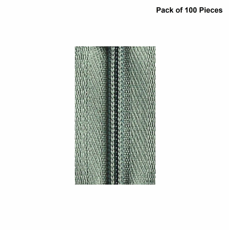     			Jyoti Zipper - CFC Size 3 - Color 14 (100 Zips of 8 Inches) Open-Ended, Ideal for Tailoring, Crafts, Fashion, Dressmaking | Zips Used in Stitching, Sewing, Pants, Bags - Pack of 100 Pieces