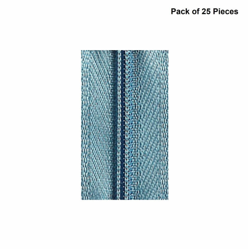     			Jyoti Zipper - CFC Size 3 - Color 15 (25 Zips of 8 Inches) Open-Ended, Ideal for Tailoring, Crafts, Fashion, Dressmaking | Zips Used in Stitching, Sewing, Pants, Bags - Pack of 25 Pieces